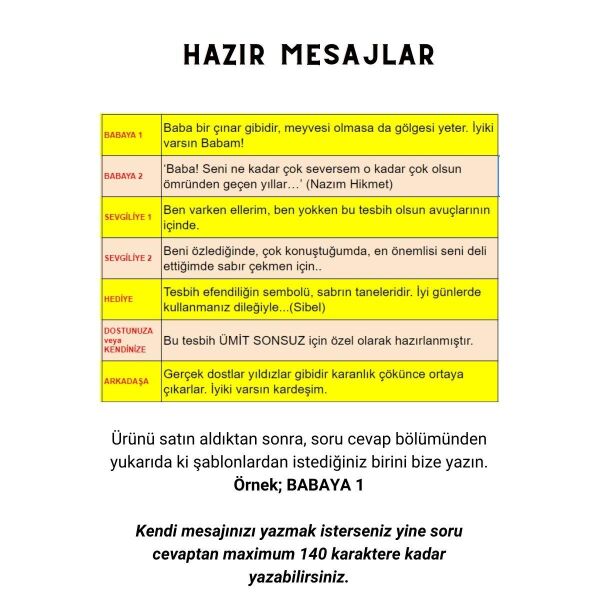 Kişiye Özel 9x12 mm Siyah Ateşi Kehribar Tesbih | Taraftar Tesbih