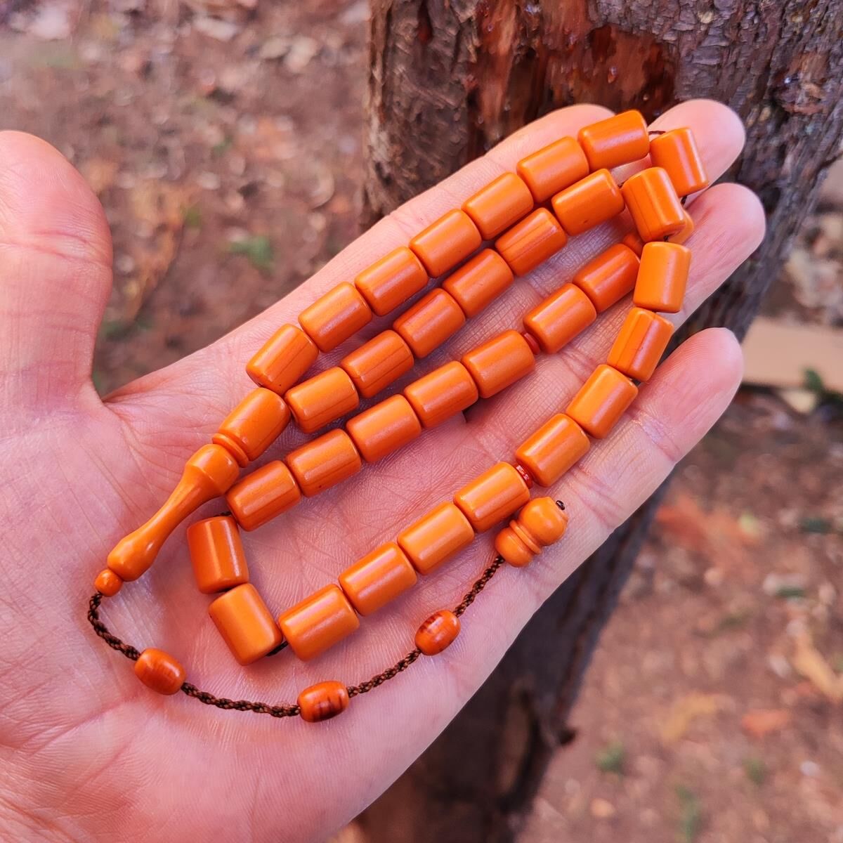 9x12 mm Kesme Alman Fiber Tesbih | Usta İşçilikli Tespih