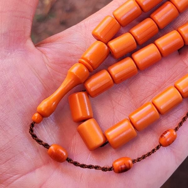 9x12 mm Kesme Alman Fiber Tesbih | Usta İşçilikli Tespih