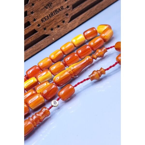 8x12 mm Miskevi Baga Tesbih - Enes Abdo Usta İmzalı Katalin Tespih