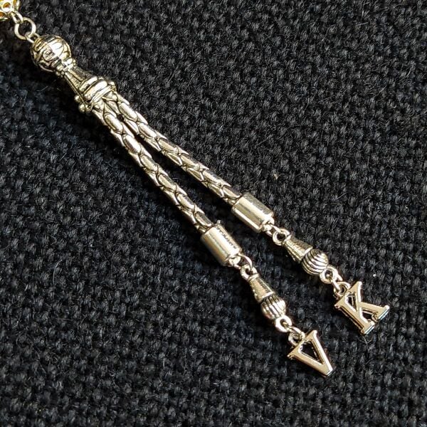 8*11 mm Kapsül Sarı Hareli Sıkma Kehribar Tesbih Erkek Hediyelik Tespih Ahşap Kutulu