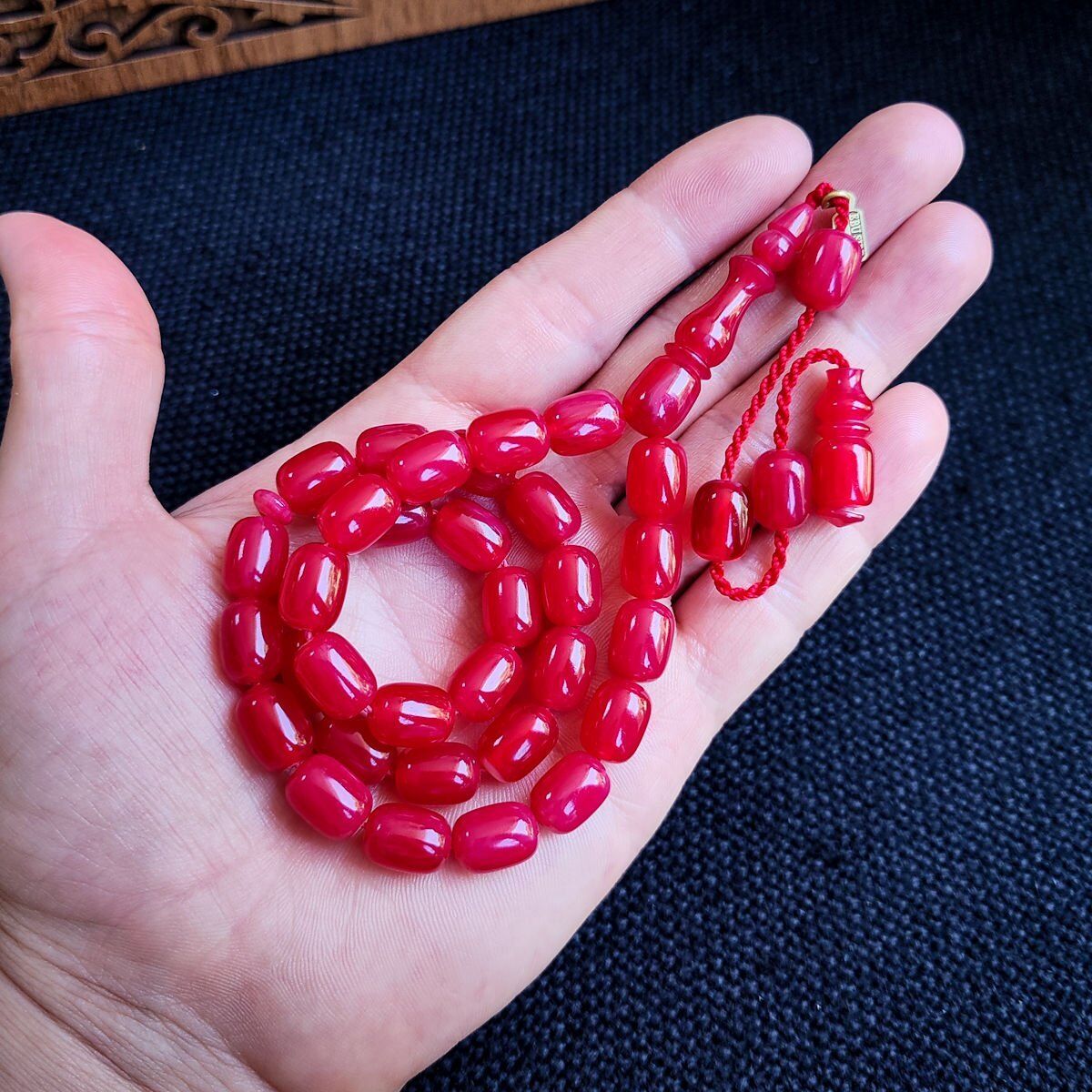 Kırmızı Katalin Tesbih | Ebu Sırr