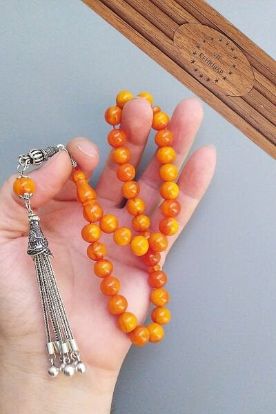 Babalar Gününe Özel 10 mm Küre Yeni Döküm Miskevi Baga Tesbih Mişmişi Ebu Sırr Tespih