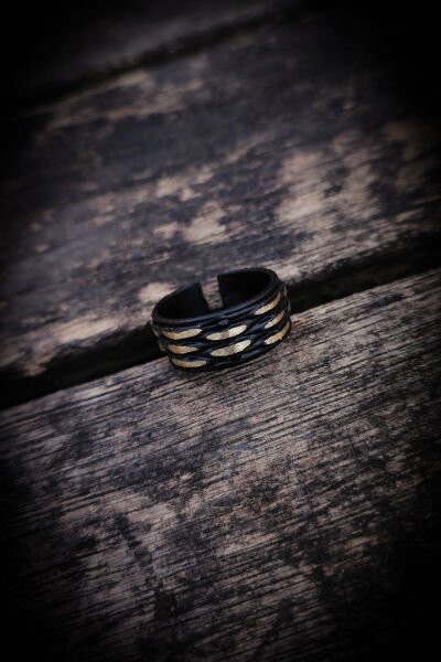 Ayarlanabilir Rodaj Kaplama Yüzük, Kararmaz Erkek Yüzüğü