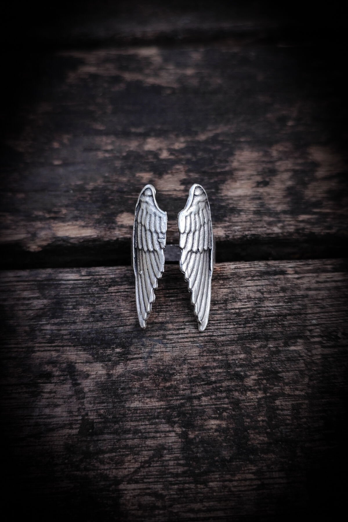 Ayarlanabilir Antik Gümüş Kaplama Yüzük, Kararmaz Erkek Yüzüğü