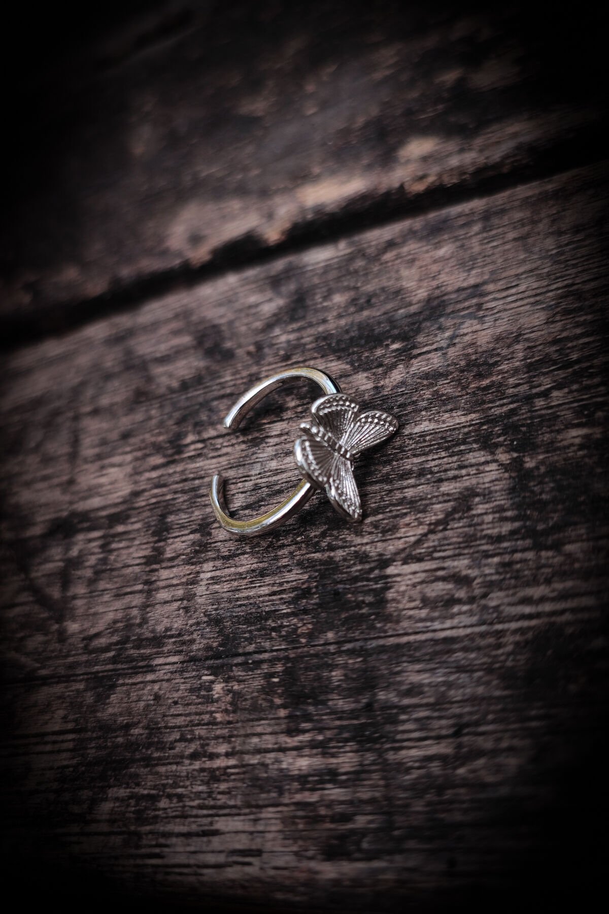 Ayarlanabilir Antik Gümüş Kaplama Yüzük, Kararmaz Erkek Yüzüğü