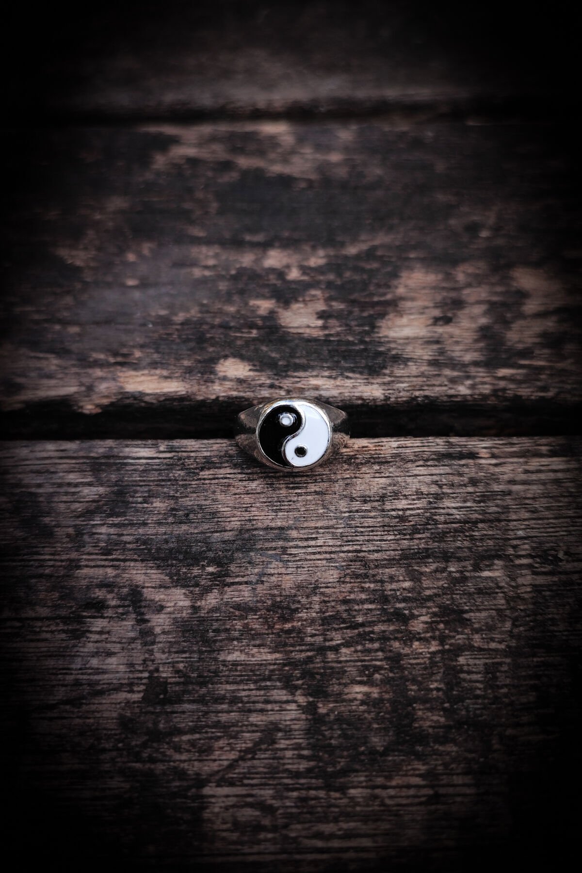 Ayarlanabilir Antik Gümüş Kaplama Yüzük, Kararmaz Erkek Yüzüğü