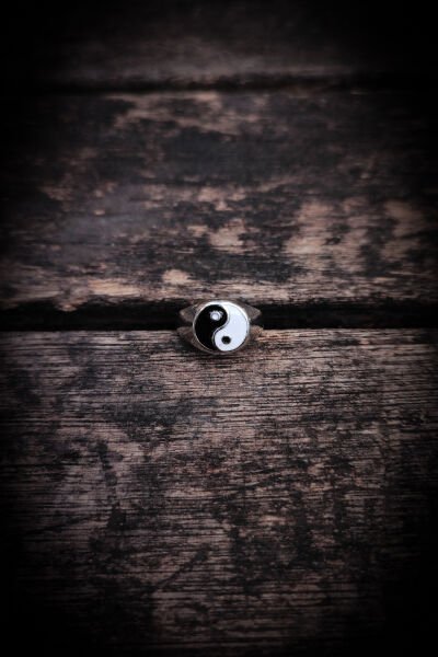 Ayarlanabilir Antik Gümüş Kaplama Yüzük, Kararmaz Erkek Yüzüğü