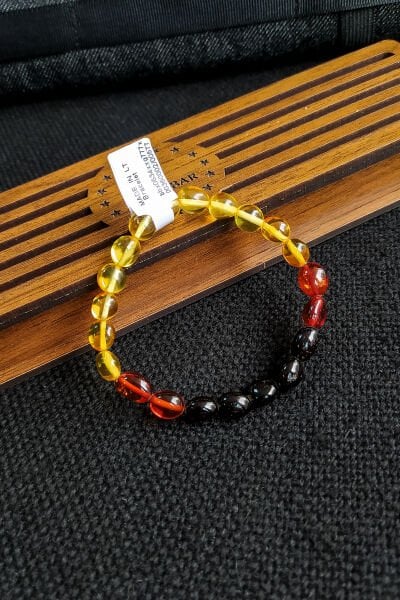 Sertifikalı Yetişkin Şifalı Kehribar Bileklik Baltık Kehribar Bileklik Anne Baba Kehribar Bileklik