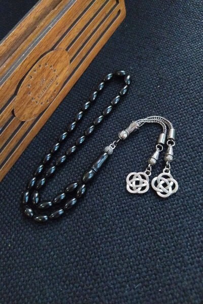 6X10 mm Beyzi Kesim Gürcü Oltusu Tesbih Ahşap Kutulu