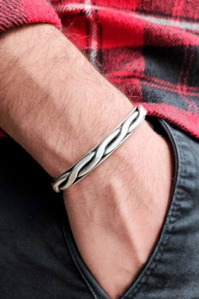 Bakır Tesbih Bileklik Kolye Yüzük Erkek Takı Seti Ayarlanabilir Yüzük Kolye Bileklik Jilet Mınçıka