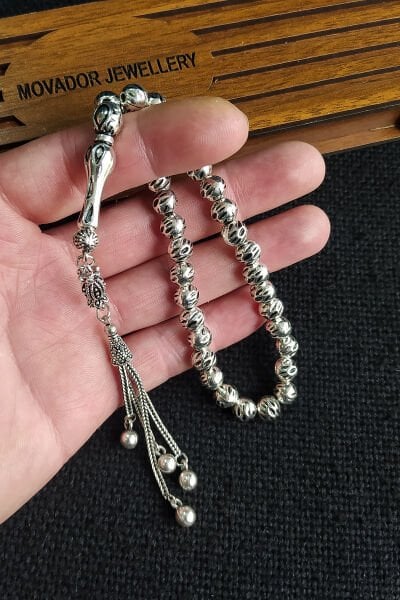 Bilekboy Gümüş Kaplama Tesbih