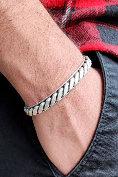 Bakır Tesbih Bileklik Kolye Yüzük Erkek Takı Seti Ayarlanabilir Yüzük Kolye Bileklik Kurt Bozkurt