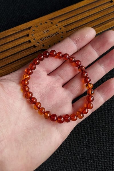 Sertifikalı Yetişkin Şifalı Kehribar Bileklik Baltık Kehribar Bileklik Anne Baba Kehribar Bileklik