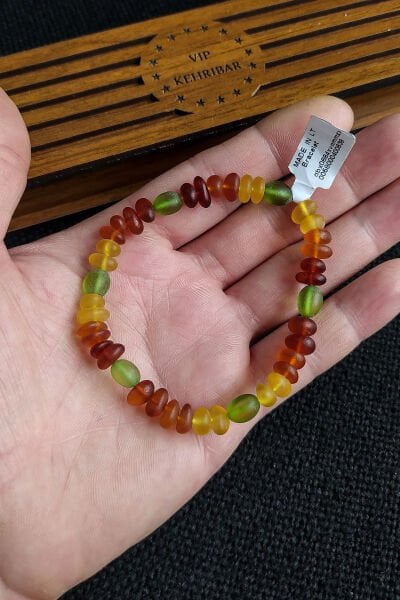 Sertifikalı Yetişkin Şifalı Kehribar Bileklik Baltık Kehribar Bileklik Anne Baba Kehribar Bileklik