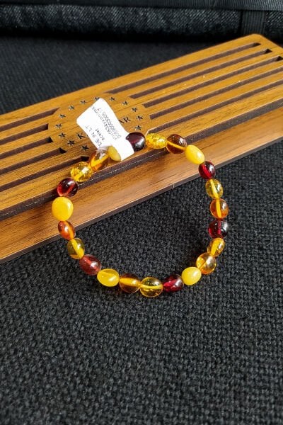 Sertifikalı Yetişkin Şifalı Kehribar Bileklik Baltık Kehribar Bileklik Anne Baba Kehribar Bileklik