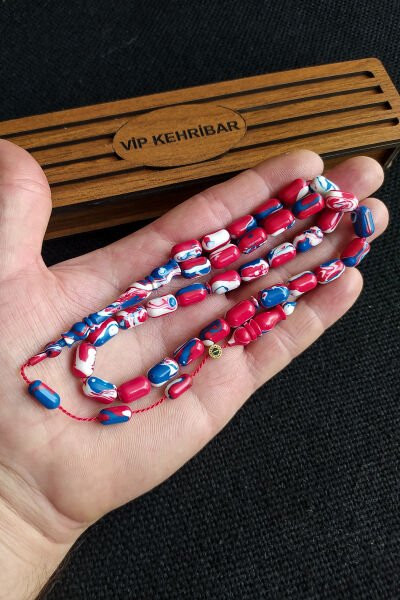 7x11 mm Kapsül Koleksiyonluk Arizona Kehribar Tesbih Fatih Erbabacan Usta İşçilikli Sistemli Tespih
