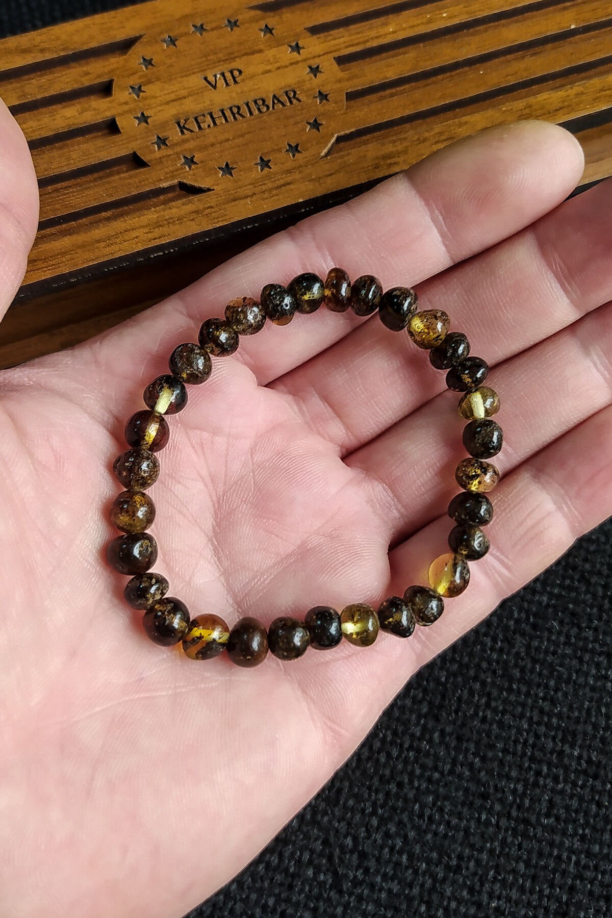 Sertifikalı Yetişkin Şifalı Kehribar Bileklik Baltık Kehribar Bileklik Anne Baba Kehribar Bileklik