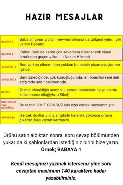 Sevgiliye Özel Mesajlı Mavi Ateşi Kehribar Tesbih - İsme Özel 9x9 mm Tespih - Ahşap Kutulu