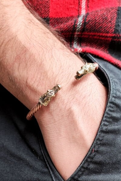 El Yapımı Ayarlanabilir Şifalı Saf Bakır Bileklik