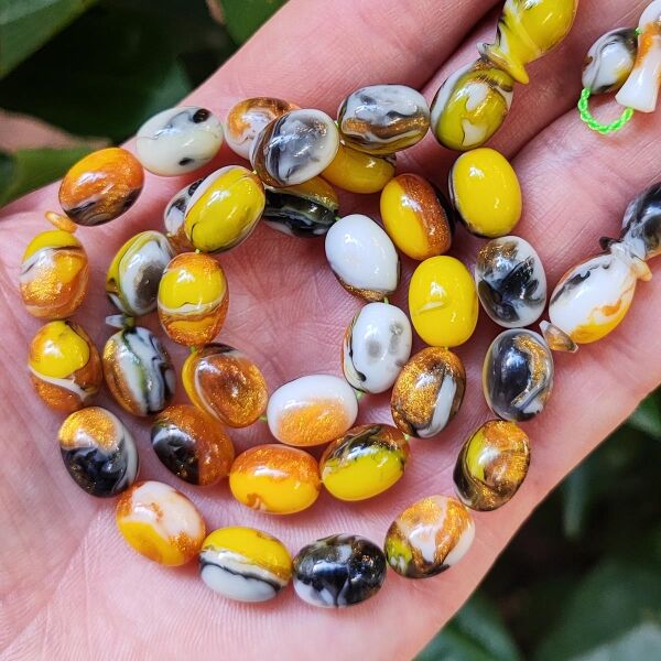 Ergin Baran Usta İşçilikli Sarı Siyah Arizona Katalin Tesbih