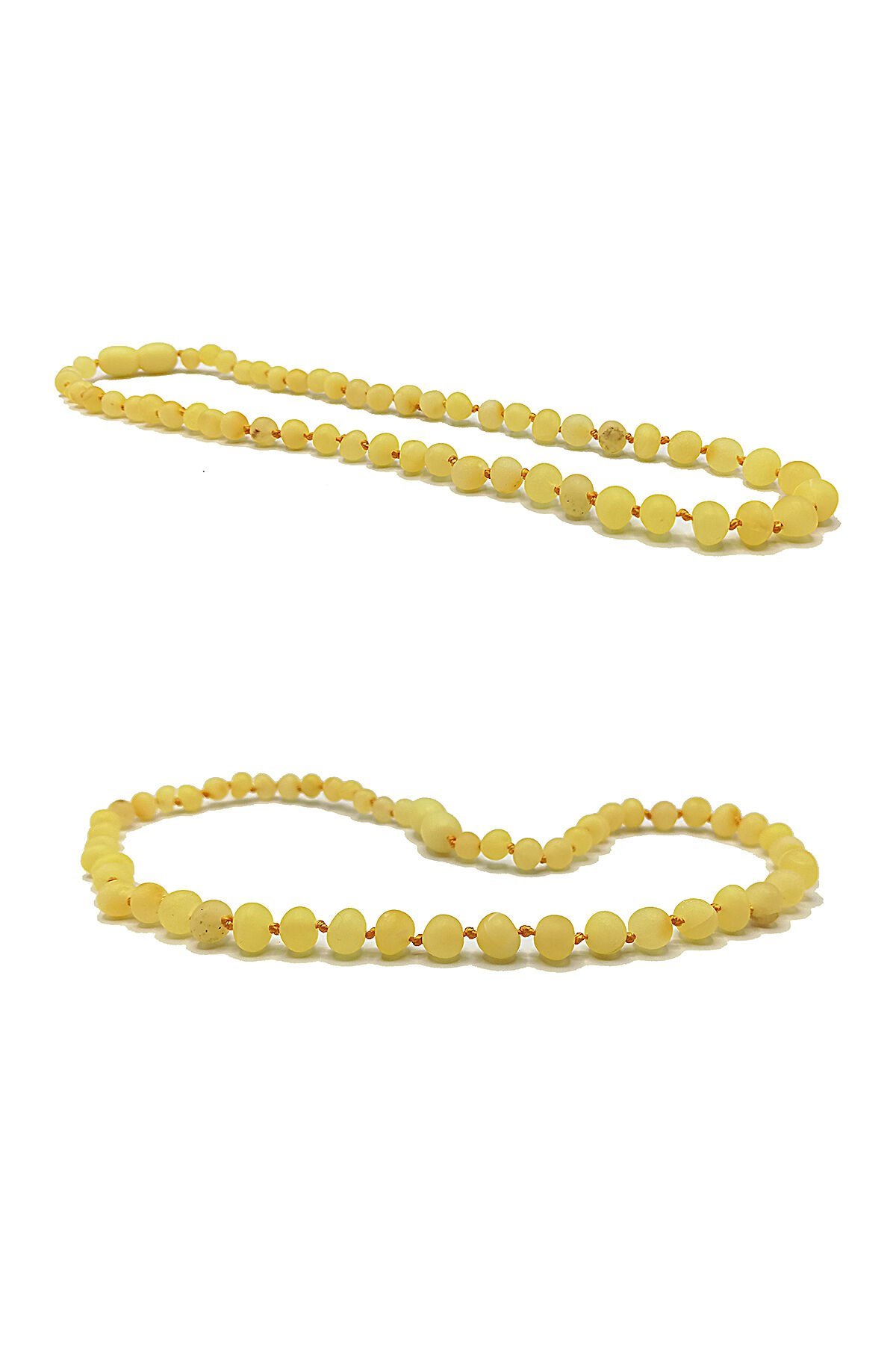 Sertifikalı Mat Saf Baltık Kehribar Bebek Diş Kolyesi Süt Rengi Kız Erkek Kehribar Kolye