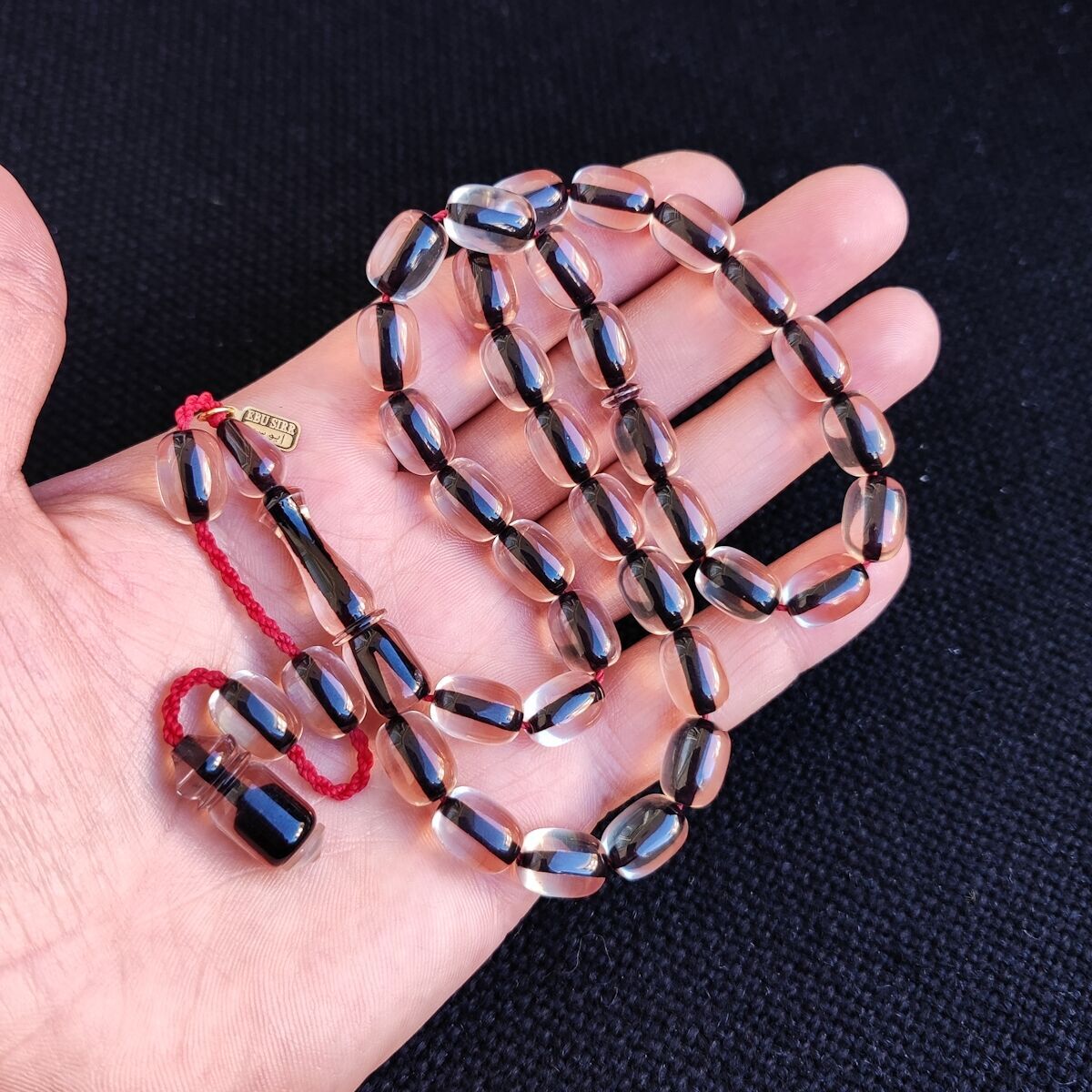 Şeffaf Renk Katalin Tesbih | Ebu Sırr Eskitme