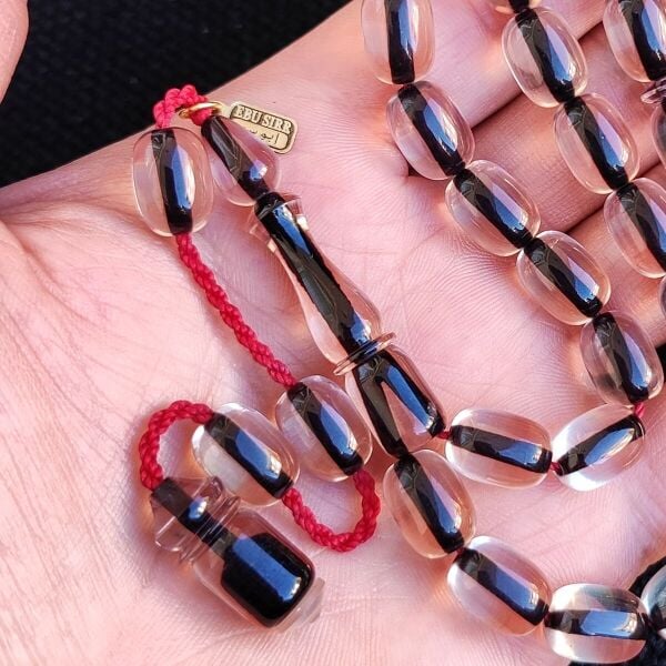 Şeffaf Renk Katalin Tesbih | Ebu Sırr Eskitme