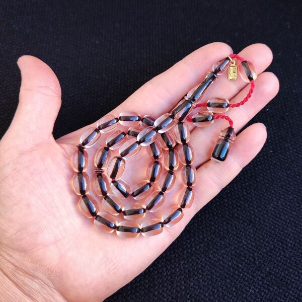 Şeffaf Renk Katalin Tesbih | Ebu Sırr Eskitme