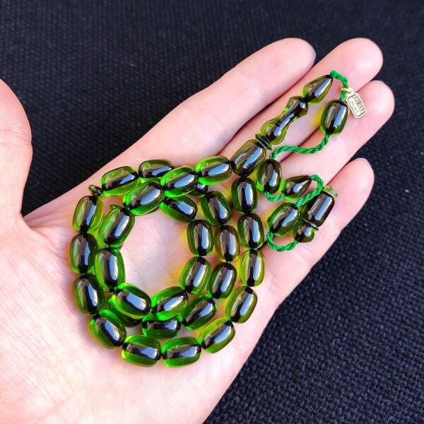 Zümrüt Yeşili Katalin Tesbih | Ebu Sırr