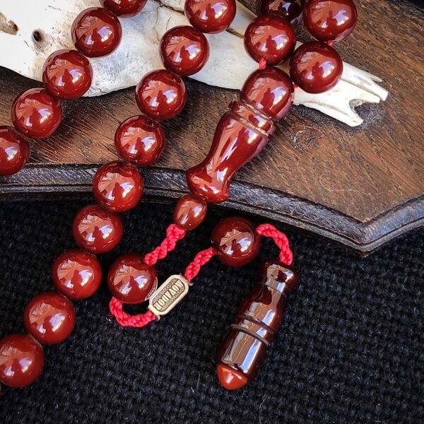 Vişne Rengi Çubuk Sıkma Kehribar | Movador İmzalı