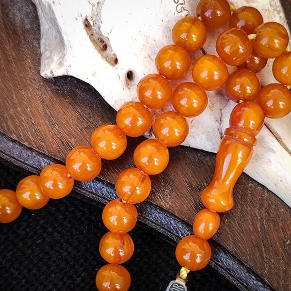 Tütün Rengi Çubuk Sıkma Kehribar | Movador İmzalı