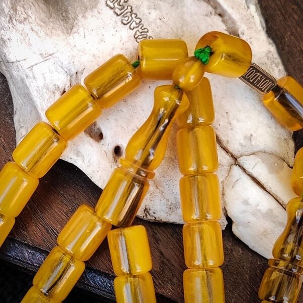 Yeşil Hamur Çubuk Sıkma Kehribar | Movador İmzalı