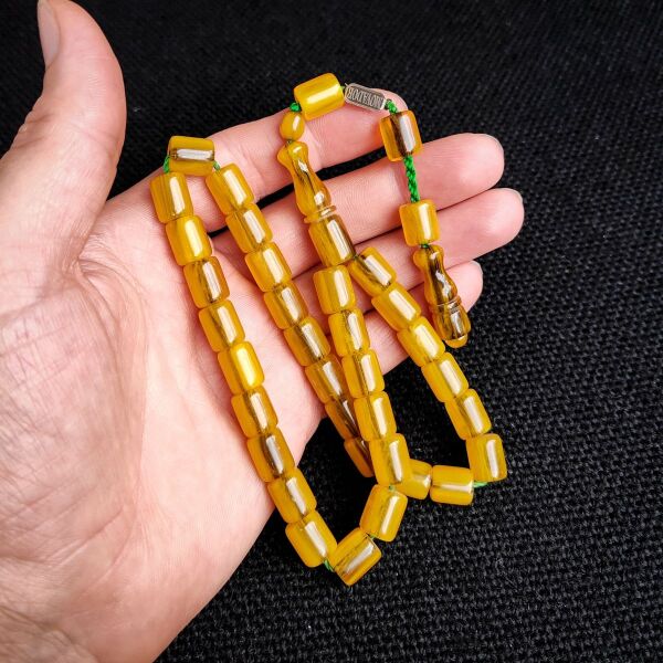 Yeşil Hamur Çubuk Sıkma Kehribar | Movador İmzalı