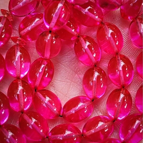 8x11 mm Hassas Delim Fuşya Rengi Zar Kehribar Tesbih | Ayhan Turan Usta İmzalı Tespih