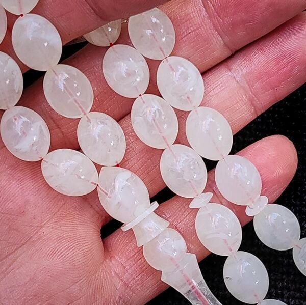 10x13 mm Squeeze Amber Tesbih  - Damla Katkılı Sıkma Kehribar Tespih