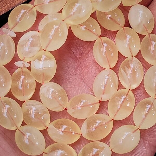 10x13 mm Squeeze Amber Tesbih  - Damla Katkılı Sıkma Kehribar