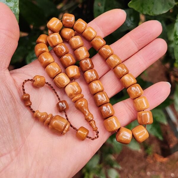 Abdullah Ceniklioğlu Usta İşçilikli Kuka Tesbih - 10,5x10 mm Fıçı Kesim