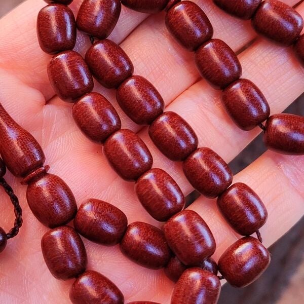 8x11 mm Kahverengi Alman Fiber Tesbih | Usta İşçilikli Tespih