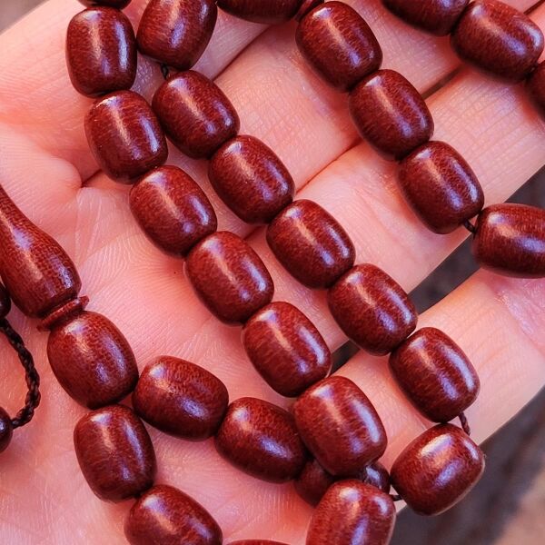 8x11 mm Kahverengi Alman Fiber Tesbih | Usta İşçilikli Tespih