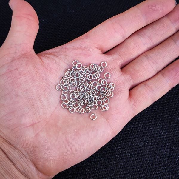 6 mm Kalın Pirinç Halka | Tesbih Malzemeleri
