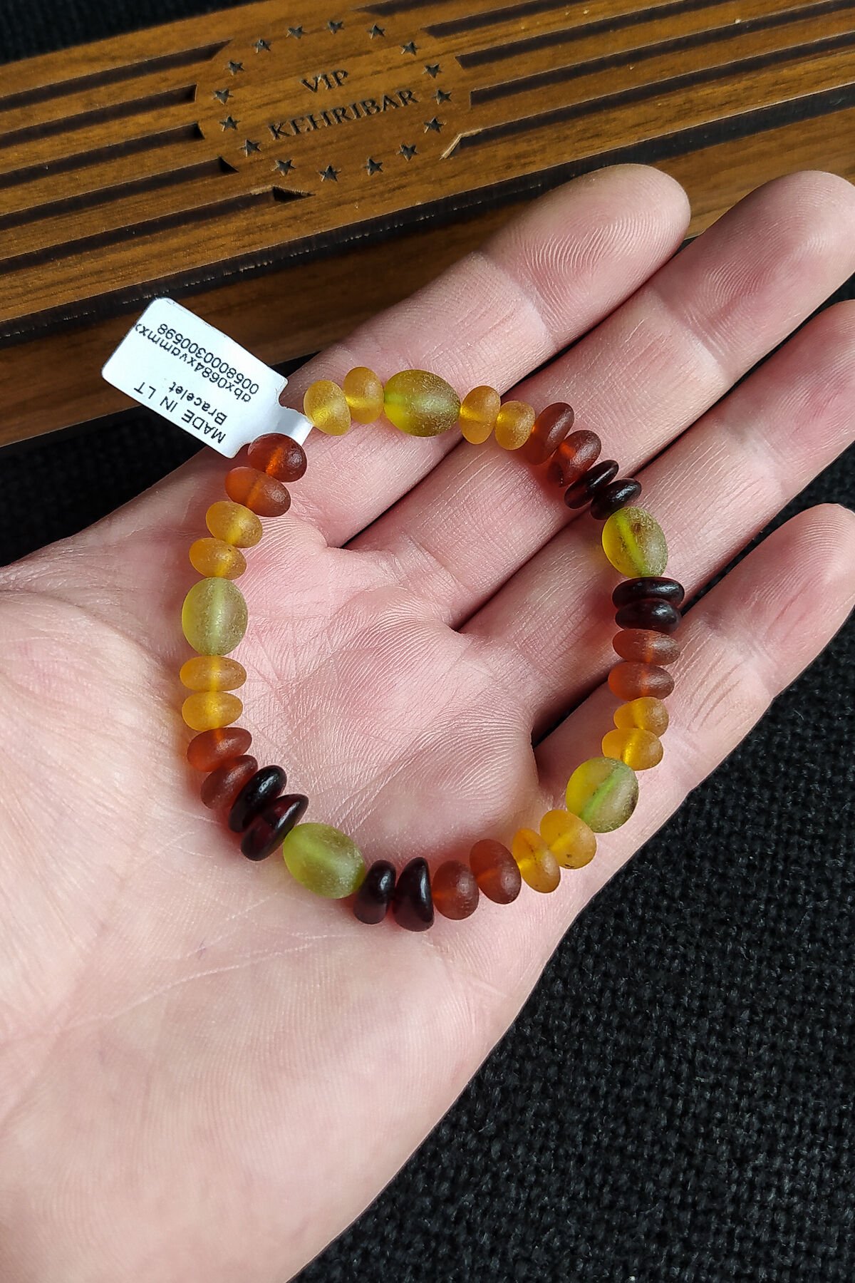 Sertifikalı Yetişkin Şifalı Kehribar Bileklik Baltık Kehribar Bileklik Anne Baba Kehribar Bileklik